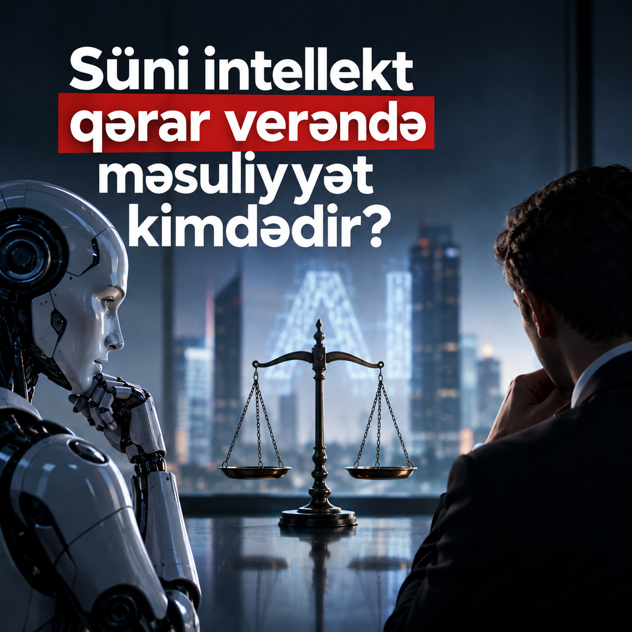 Süni intellekt qərar verəndə məsuliyyət kimdədir?